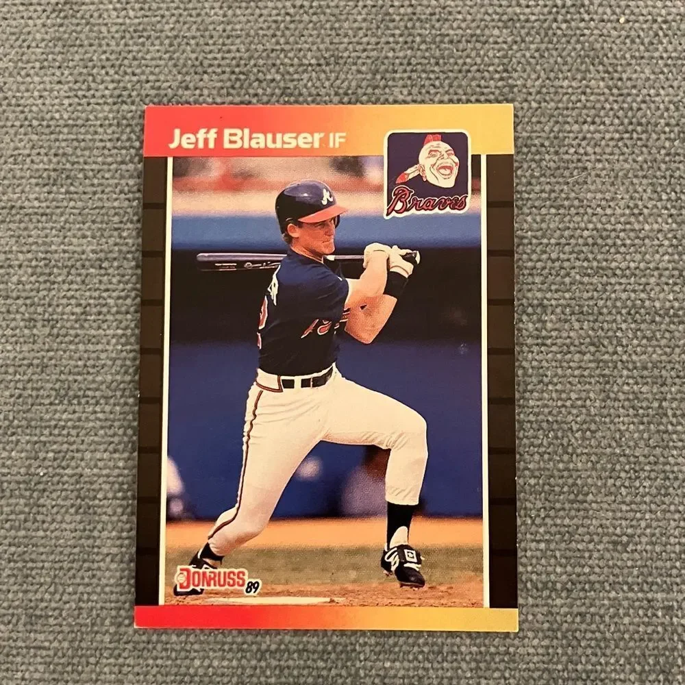 1989 Donruss Atlanta Braves Baseball Card Trading Card